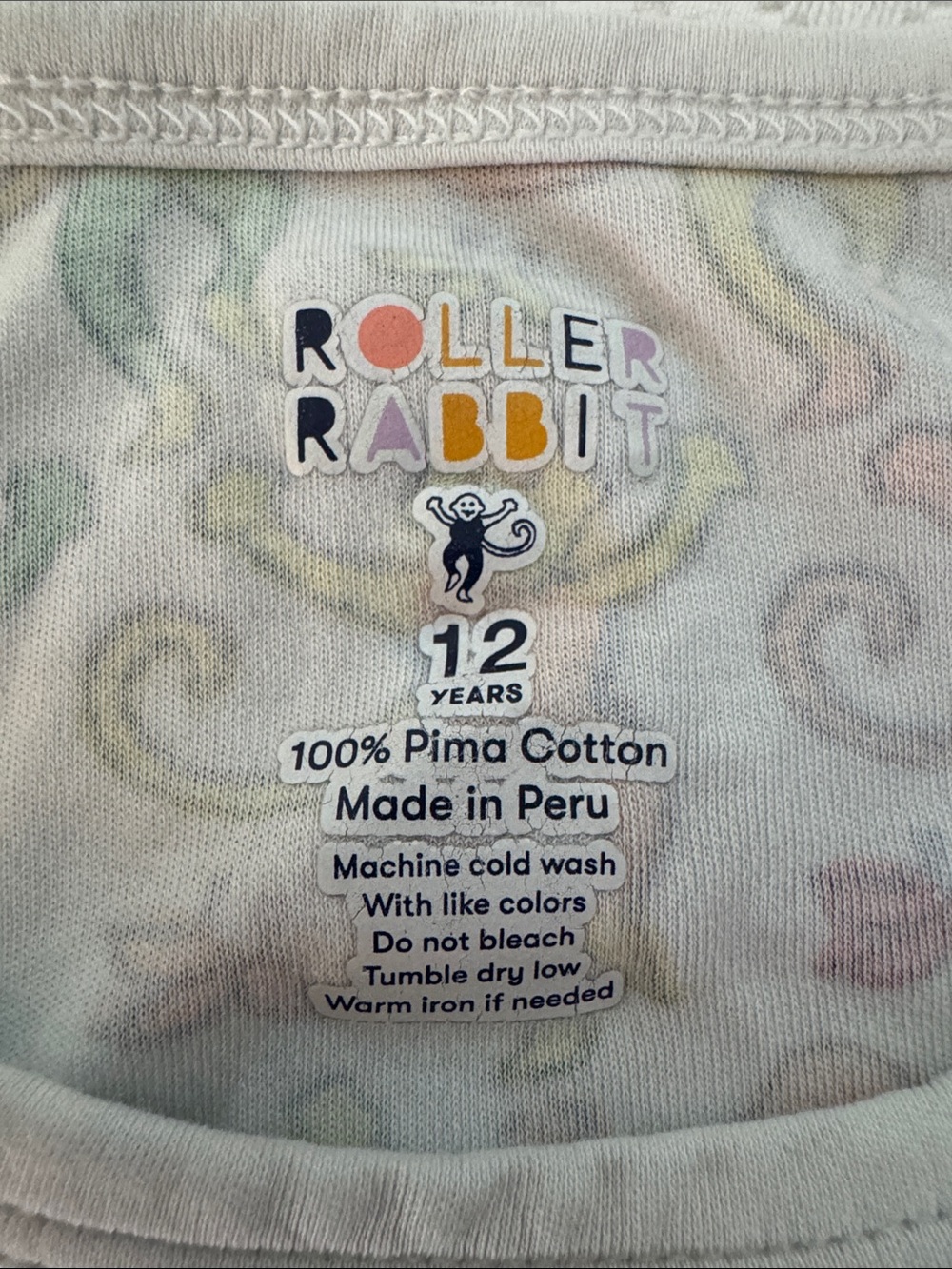 Roller Rabbit Monkey PJS - Picture 3 of 3